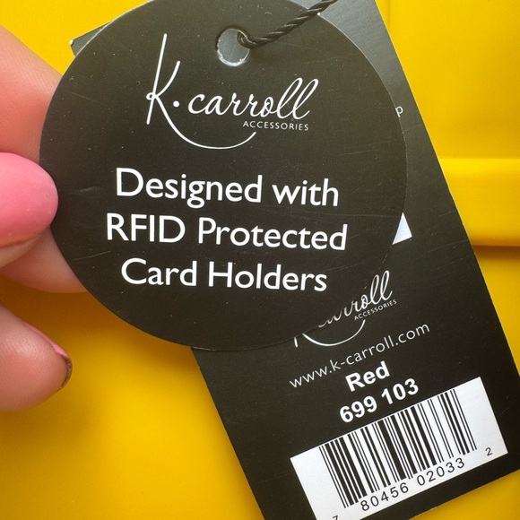 Burgundy Crossbody secure style Bag - Picture 4 of 10